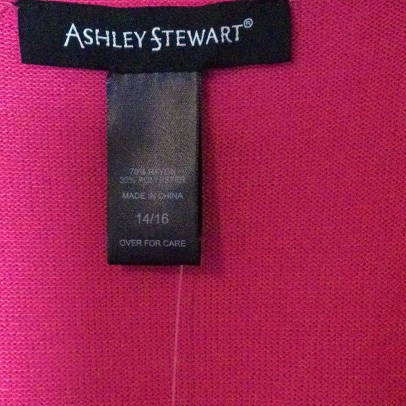 Ashley Stewart Sweater color pink NWT size 16/18 - Picture 4 of 5